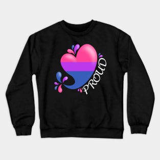 Proud to be Bisexual Crewneck Sweatshirt